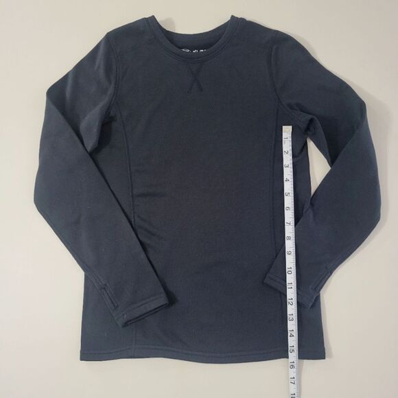 Bass Pro Shops Girls Thermal Fleece Long-Sleeve Crewneck Pullover Top - Picture 7 of 11